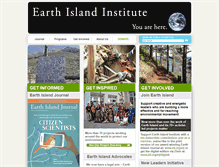 Tablet Screenshot of earthisland.org